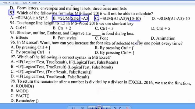 Screening Test for Graduation Category : STS Grade 5 to 15 paper 18-01-2023.Sukkar IBA Part - 01 смотреть онлайн