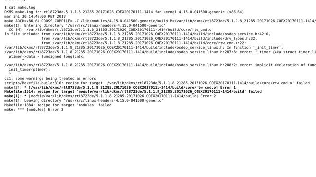 Ubuntu: Can't install Realtek RTL8723de on ubuntu 16.04 kernel 4.15 смотреть онлайн