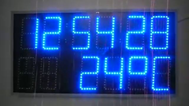 часы уличные электронные светодиодные