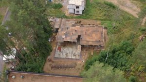 СТРОИТЕЛЬСТВО МОНОЛИТНО-КАРКАСНОГО ДОМА В СОВРЕМЕННОМ СТИЛЕ. ЗАПОЛНЕНИЕ ГАЗОБЕТОНОМ. НЬЮ ПАРАДАЙЗ.