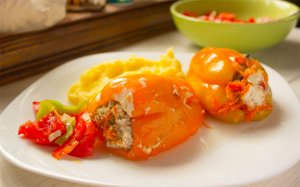 Фаршированный Перец Очень Вкусный Рецепт Приготовления