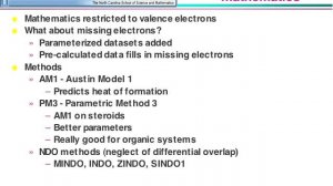 Methods in Computational Chemistry