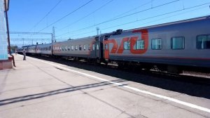 Электровоз ЭП2К-320 с поездом №119 Саранск - Москва | ст. Сасово