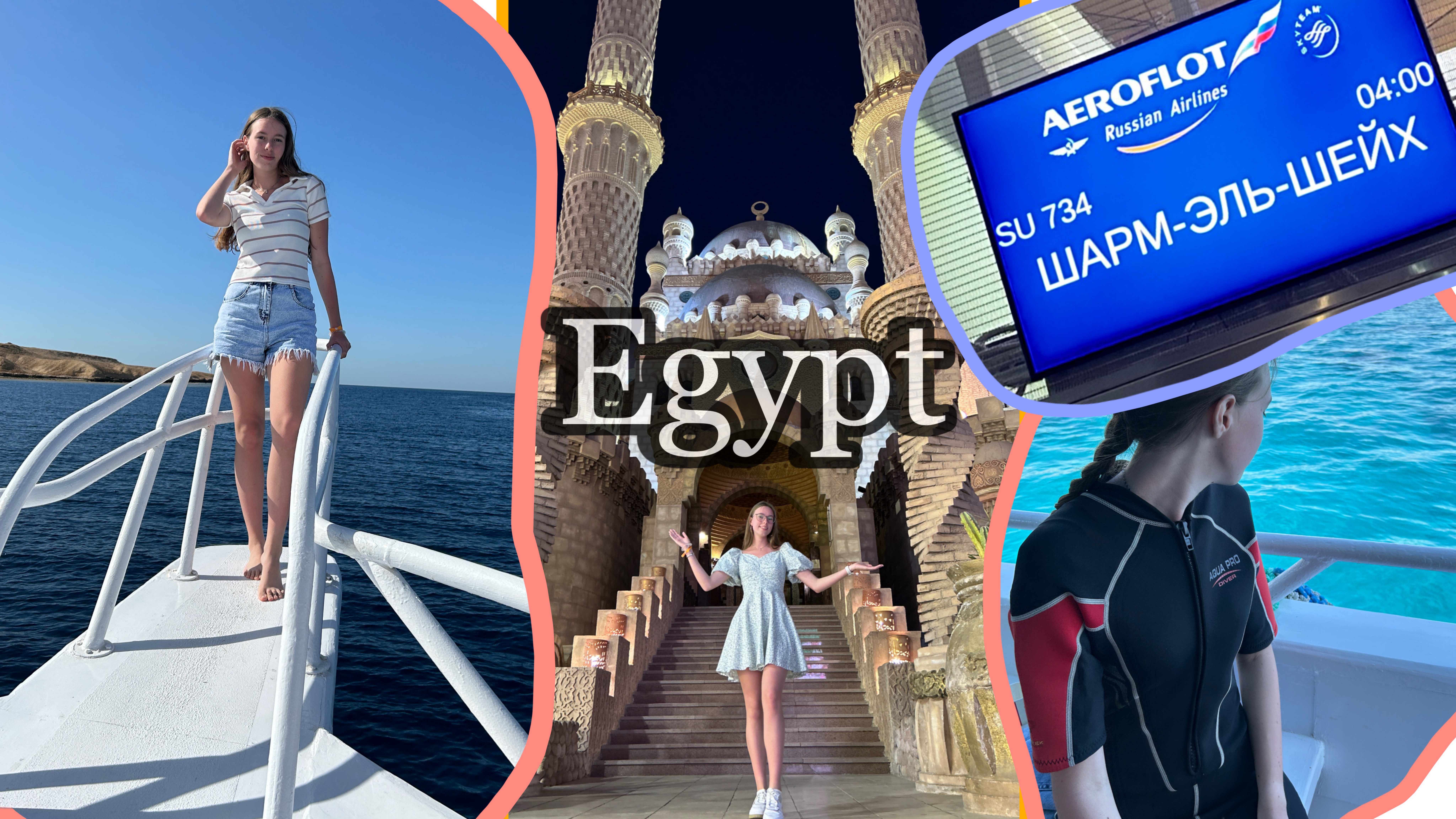 Поездка в Египет 2024🇪🇬|Шарм-Эль-Шейх, погружение, рыбки, Красное море, мечеть|