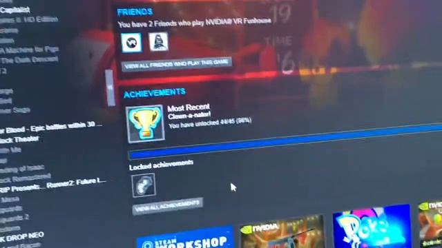 100ing NVIDIA VR Funhouse