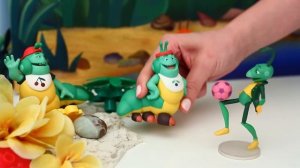 Учимся с Лунтиком - Цветы. Полосатый и серебристый. Развивающая книжка.