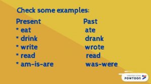 Simple Past of Irregular Verbs