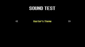Undertale - Sound Test Room