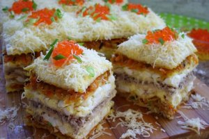 Закусочные пирожные#закуски#холодные закуски#перекус#бутерброды#еда с собой#к столу#на праздничный#