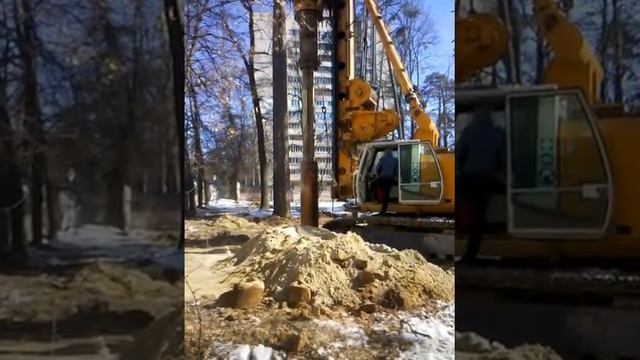 Обсадное бурение Bauer BG25 смотреть онлайн