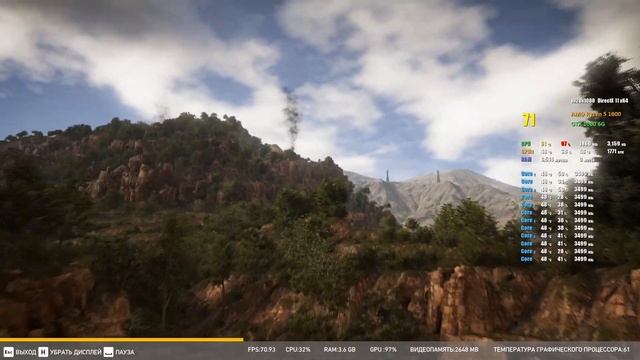 Tom Clancys Ghost Recon Wildlands на AMD Ryzen 5 1600 смотреть онлайн