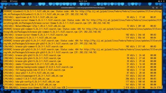 How to Install KDE Plasma Desktop on Fedora 37 Workstation | KDE Plasma on Fedora 37 Linux смотреть онлайн