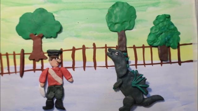 Про глупого змея и умного солдата смотреть онлайн