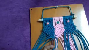 How to make macrame key hanger