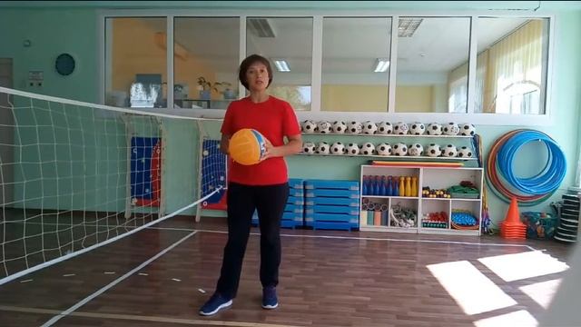 Спортивная игра "Пионербол" в детском саду