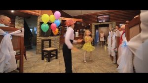 Шарики-фонарики. Танец. свадьба Кирилла и Ани.