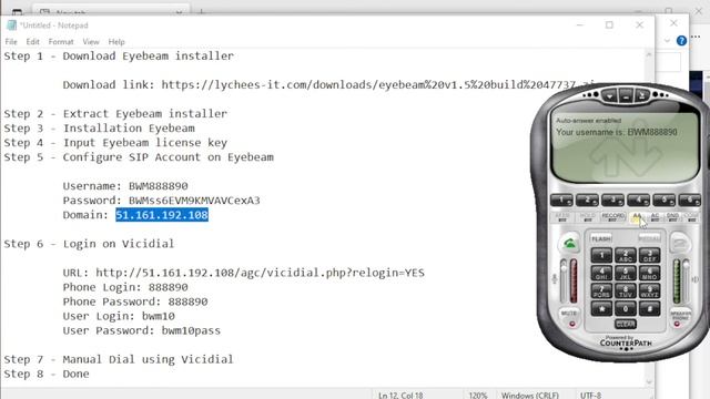 HOW TO DOWNLOAD, INSTALL & CONFIGURE EYEBEAM | MANUAL DIAL ON VICIDIAL смотреть онлайн