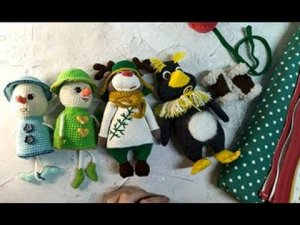 Подарок от Евгении. Игрушки крючком. Амигуруми.