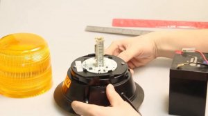 5L7.204.70 Vision Alert проблесковый маяк желтого цвета на усиленном магните (349135)