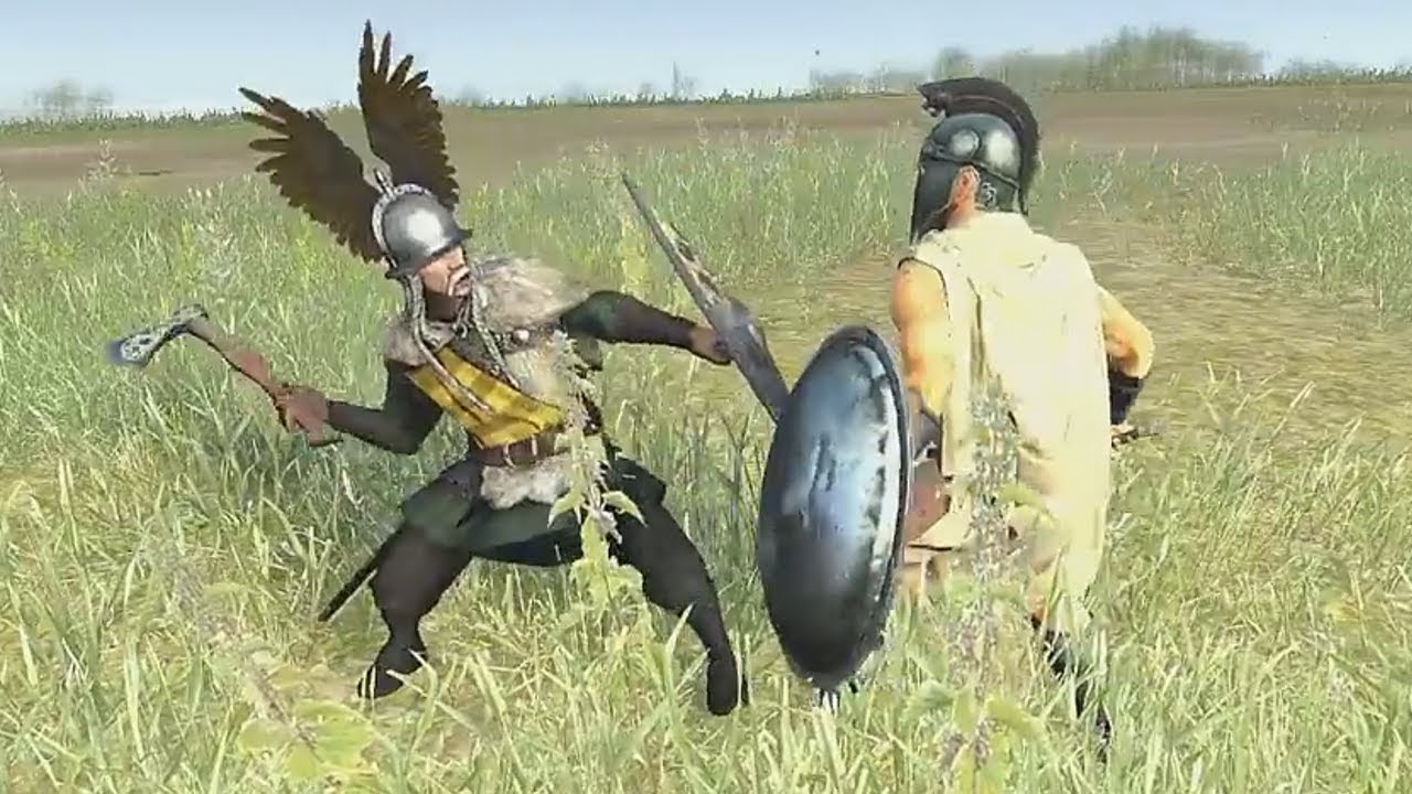 ✞ Вождь кельтов против Афинского полководца ✞ Схватка Турнира ✞ смотреть онлайн