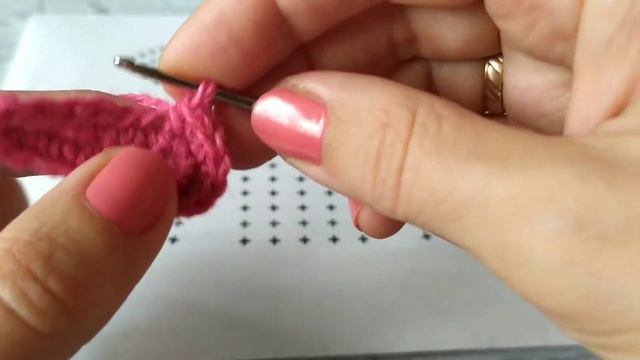 ОВАЛ КРЮЧКОМ СТОЛБИКАМИ БЕЗ НАКИДА ДЛЯ НАЧИНАЮЩИХ. ОЧЕНЬ ПОДРОБНЫЙ МК + СХЕМА смотреть онлайн