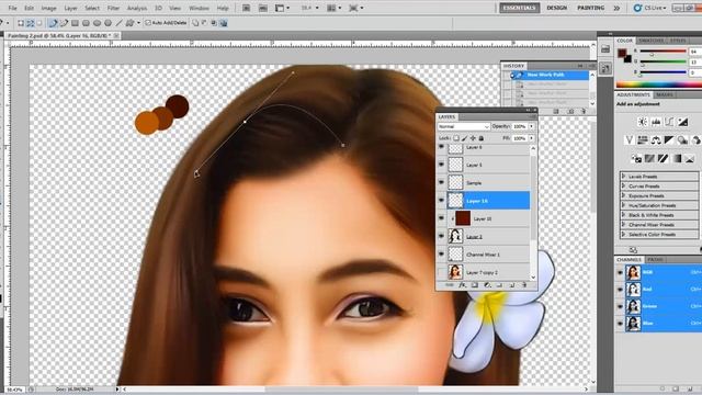 Oil Painting | Smudge Painting | photoshop tutorial SM-2 смотреть онлайн