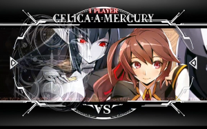 BlazBlue Centralfiction.Celica Mercury vs Hibiki Kohaku [セリカ＝A＝マーキュリーVSヒビキ＝コハク]