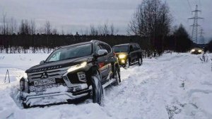 Зимний OFFROAD - ДОРОГА ДОМОЙ. // PAJERO Sport 2022, Grand CHEROKEE, TLC 200, УАЗ и НИВЫ// ЧАСТЬ 2.