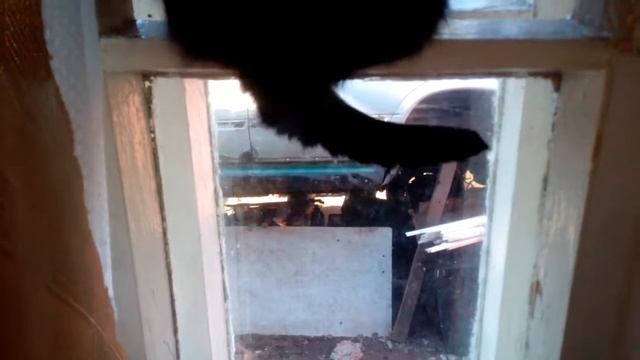 Стеклоочиститель (дворник) на окно в жилом доме. смотреть онлайн