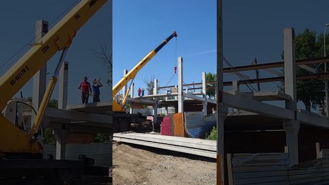 Монтаж плит перекрытия 9 метров смотреть онлайн