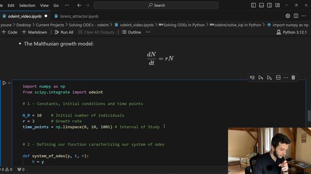 Solving Differential Equations in Python! смотреть онлайн
