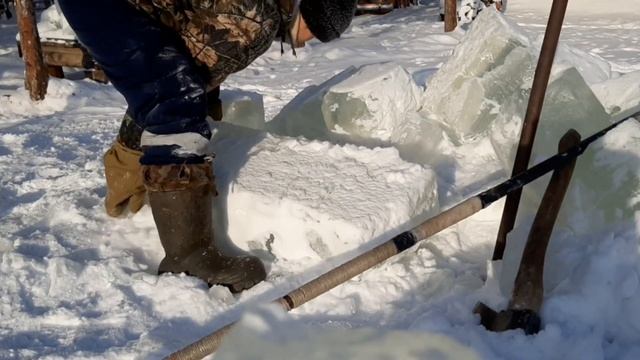 Колун для льда. Ледорез! Заготовка льда.