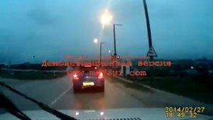 Проезд ж/д переезда на красный сигнал семафора!