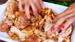 Juicy Baked Chicken Drumsticks in Lemon Garlic Butter Sauce - Easy Chicken Recipe