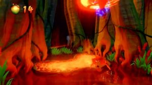 Crash Bandicoot 3 secret level Eggipus Rex in Dino might!/секретный уровень