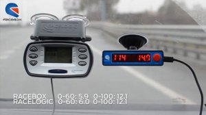 Racebox - Сравнение с Racelogic / Comparison with Racelogic