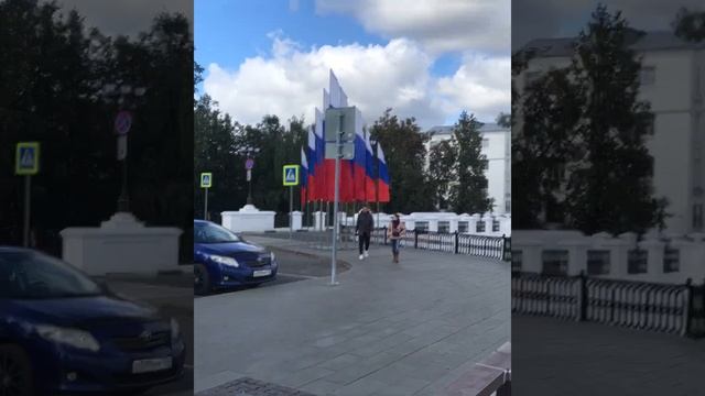 Отдых в России. Ярославль. Волжская набережная. Rest in Russia. Yaroslavl.