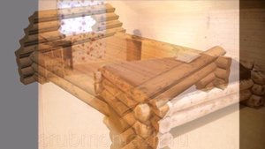 Деревянная Кровать из Бревна и Массива