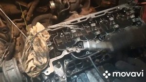 СНЯТИЕ ГОЛОВКИ БЛОКА  ОПЕЛЬ ЗАФИРА А 2003 ГОД