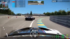 Старт гонки ЛеМан GT3 GTE