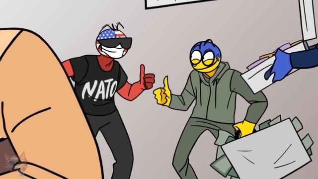 Страны поссорились / Countryhumans пародия