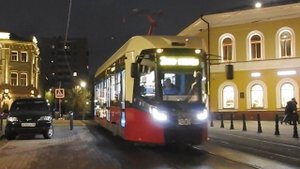 Нижний Новгород. Трамвай МиНиН 1801 маршрута №2 1. 01 мая 2023