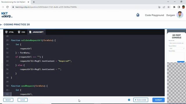 Forms | Coding Practice 20_Answers | JavaScript | NxtWave | CCBP 4.0