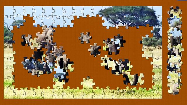 Elephant Family Puzzle, Animals Jigsaw, Relaxing смотреть онлайн