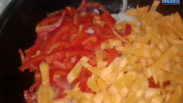 КУРИНЫЕ СЕРДЕЧКИ с ОВОЩАМИ улетают мгновенно рецепт рекомендую#еда#food#foodblogger