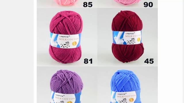 TPRPYN 500 г 10 шт молочная хлопчатобумажная вязальная Пряжа смотреть онлайн