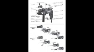 Отличная ударная дрель Makita HP1640/HP1641, M8100/M8101, Metabo B650/BE650/SB650/SBE650, BOSCH GSB
