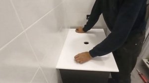 Как стать сантехником. Подвесная раковина..mp4