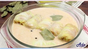 Голубцы, тушенные в сметане Рецепт, пошаговый, как приготовить, видеорецепт