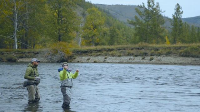 Fly Fishing from Sweetwater Mongolian Taimen Camp смотреть онлайн